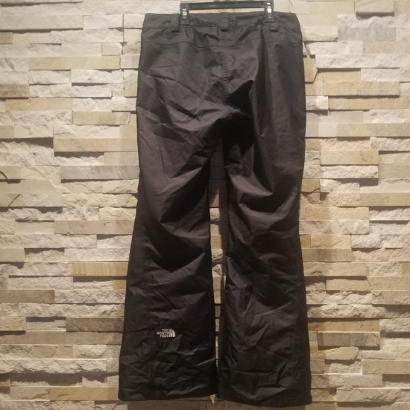 North Face Womens Medium Snowboard Winter Snow Ski Pants Black Bib Bibs Suit M